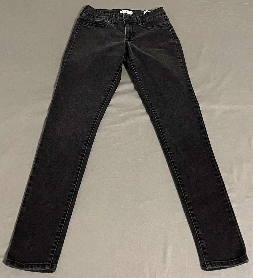 Jessica Simpson Womens 27 Skinny Black Stretch Denim Jeans 5 Pockets